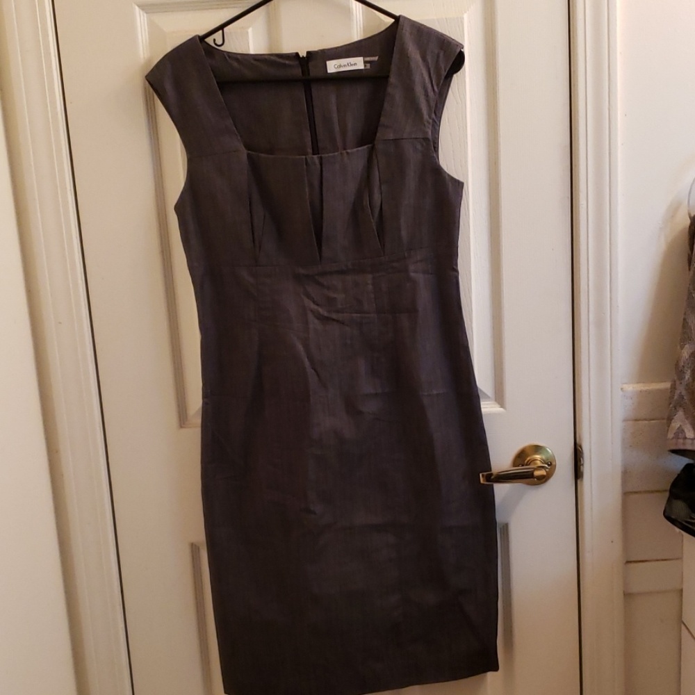 Women's Calvin Klein Gray Dress 8